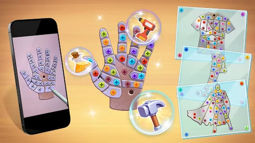 Gameplay screenshot 2 from Screw All Out - Jam Master - Puzzle game